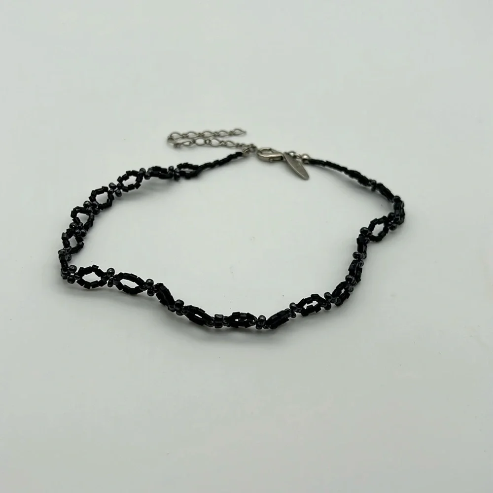 Black Beaded Choker - Picture 1 of 2